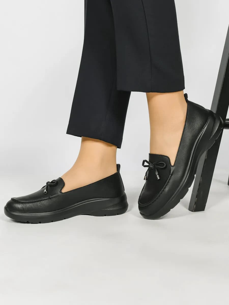 Кожаные мокасины