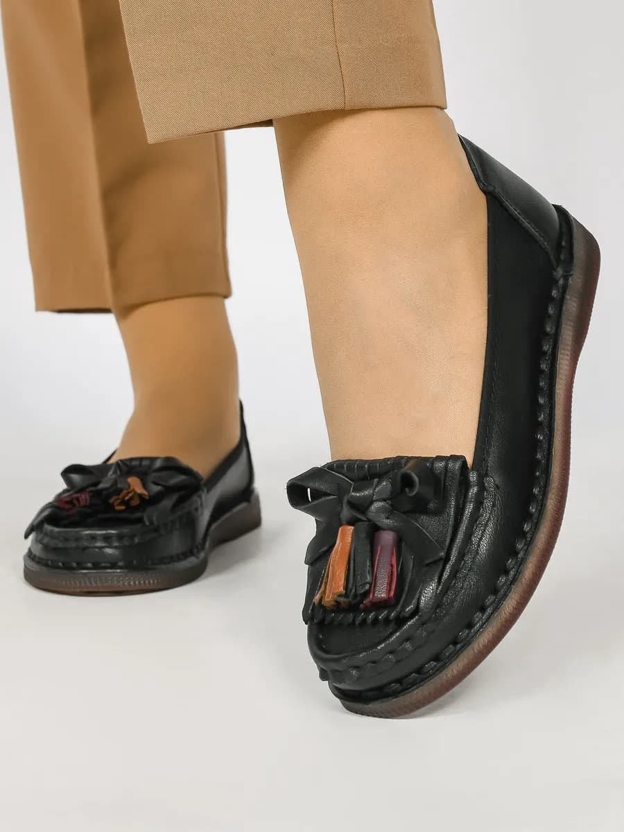 Кожаные мокасины