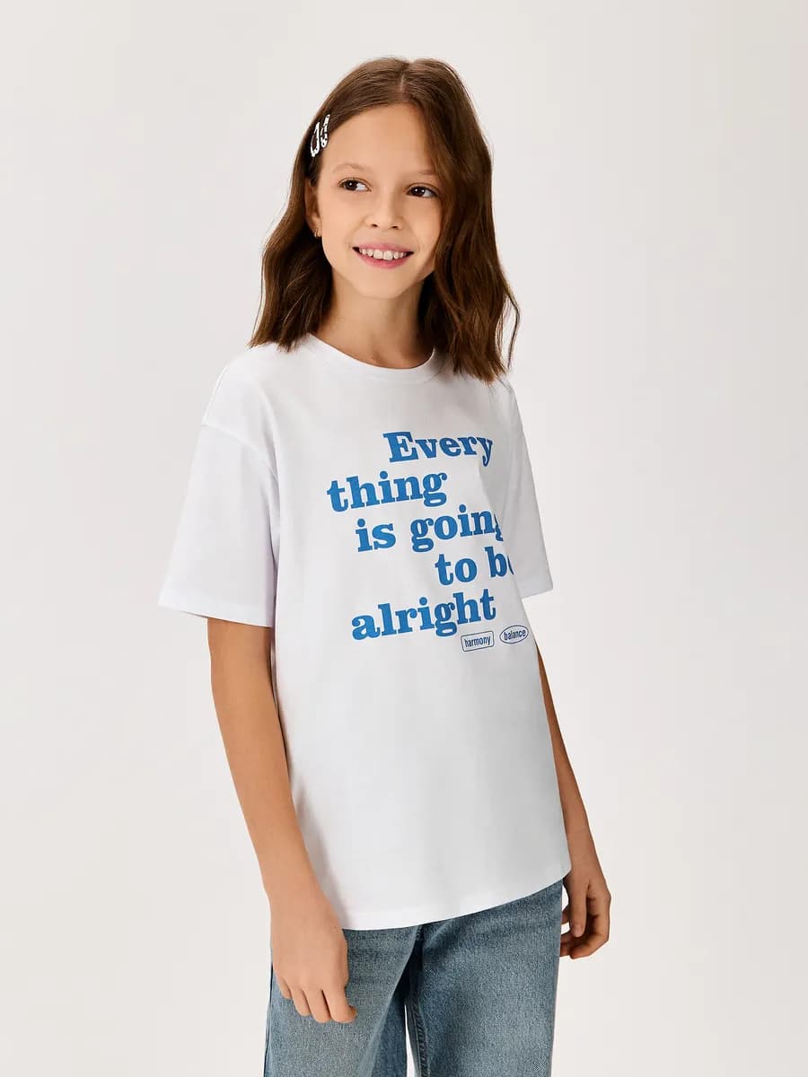 Футболка для девочек на физкультуру