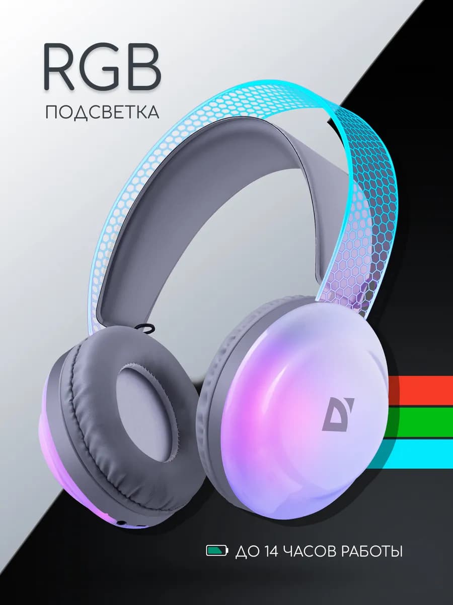 Наушники беспроводные большие с микрофоном