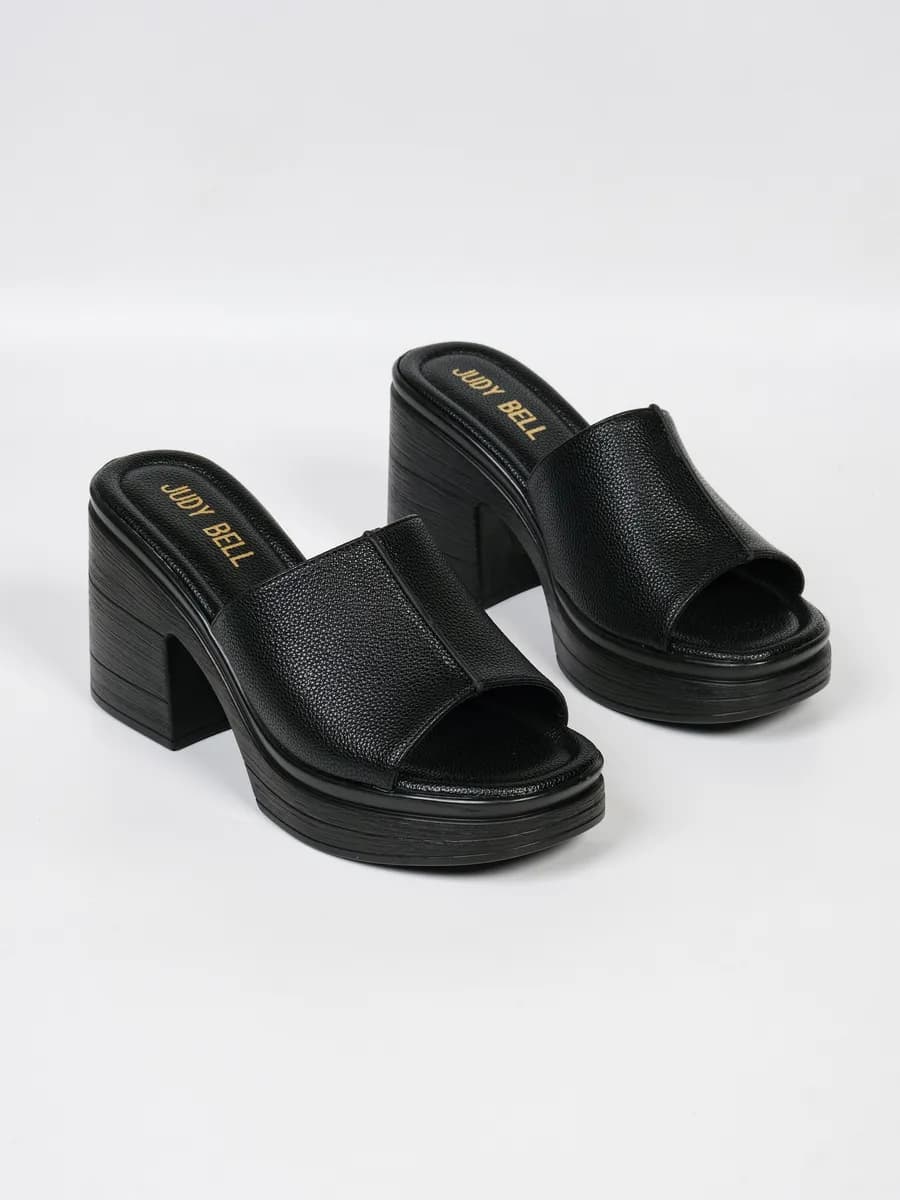 Сабо на каблуке