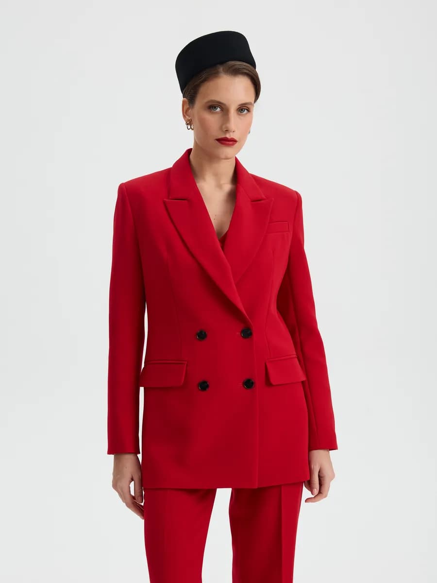 Пиджак жакет приталенный