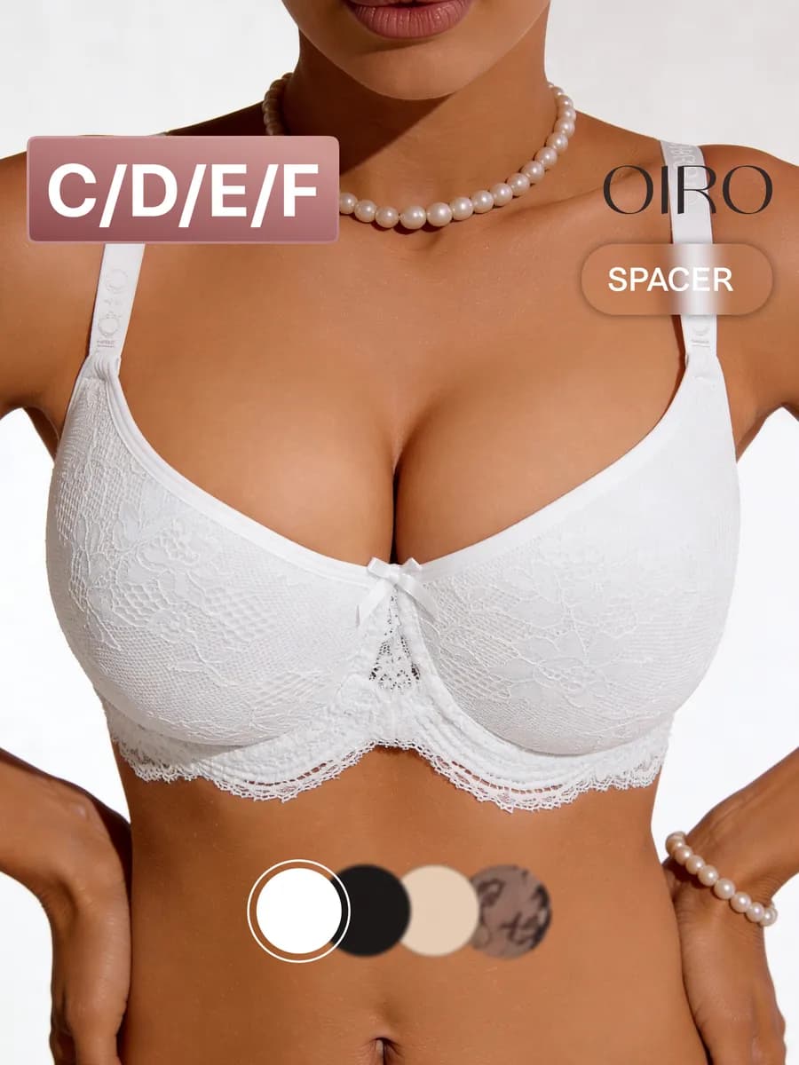 Бюстгальтер большие размеры кружевной на косточках Doris