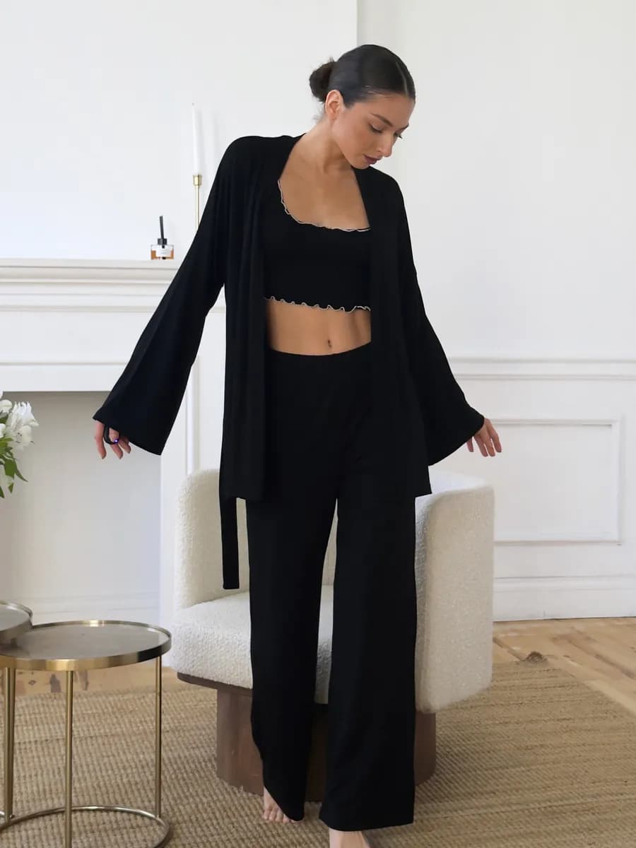 Пижама тройка вискоза