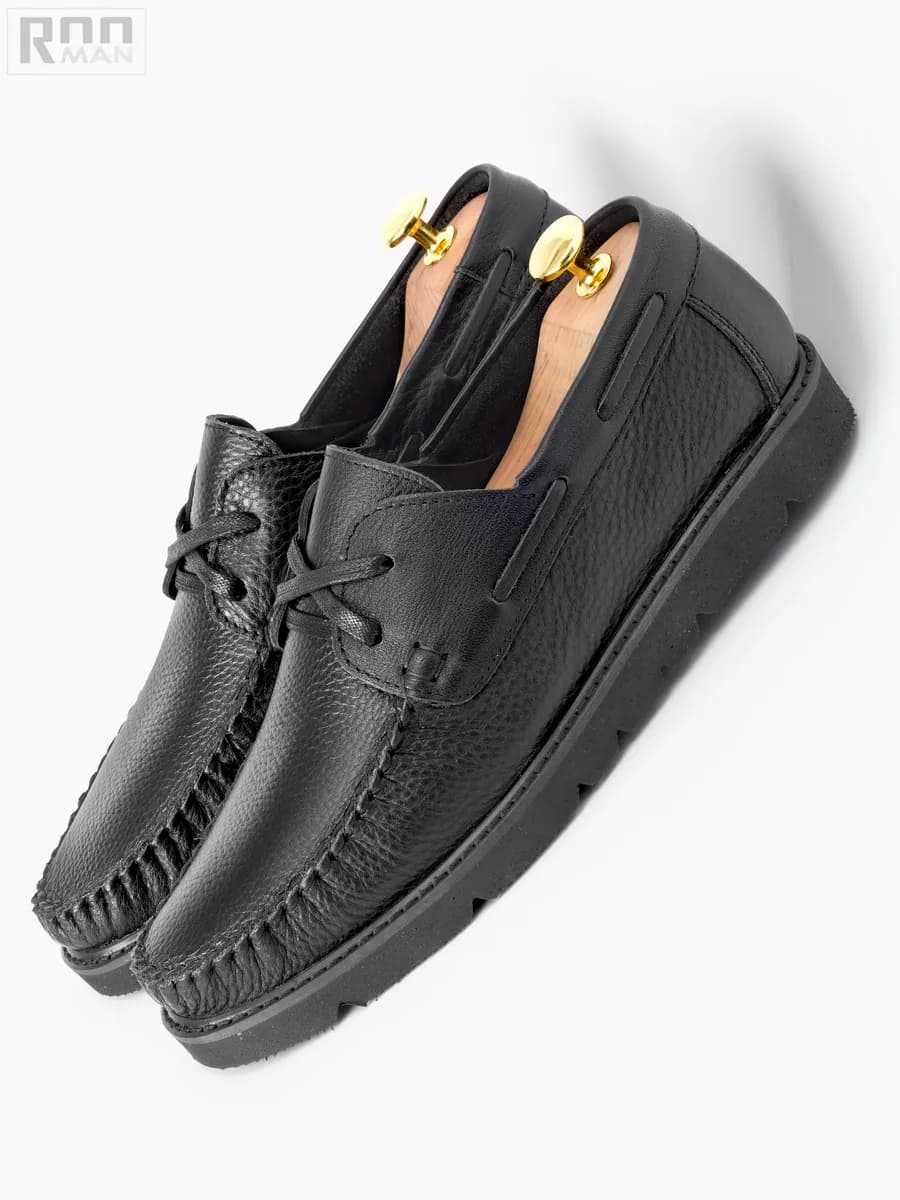 Мокасины кожаные