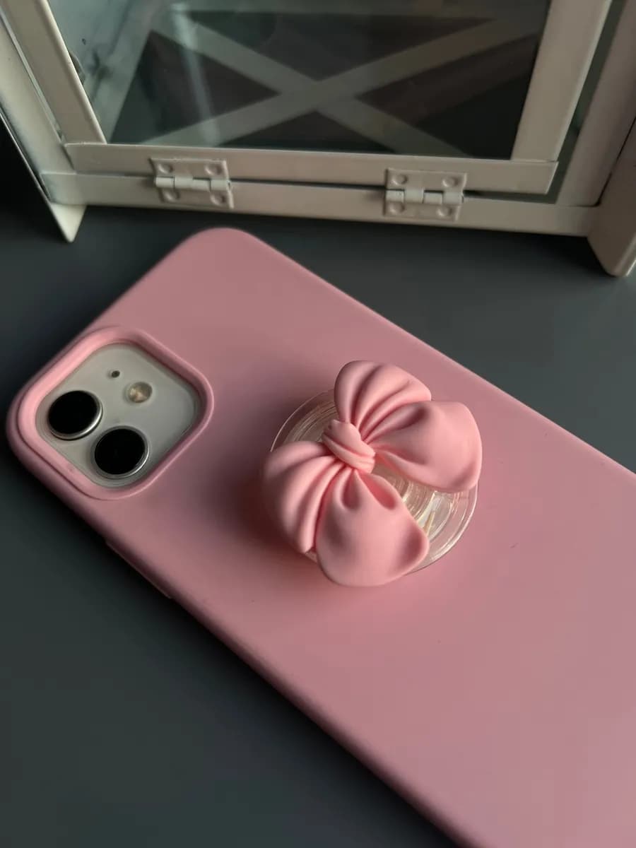 Попсокет Бант держатель для телефона