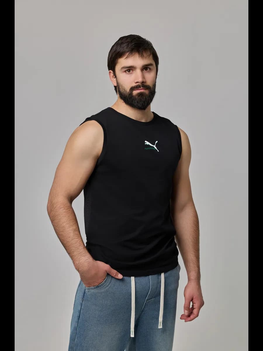 Майка мужская спортивная хлопок