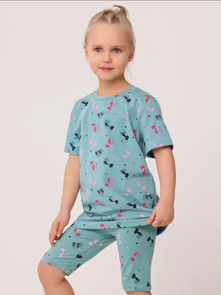 Удлиненная футболка туника с принтом