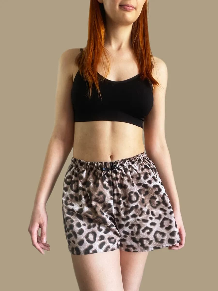 Шорты пижамные домашние из хлопка