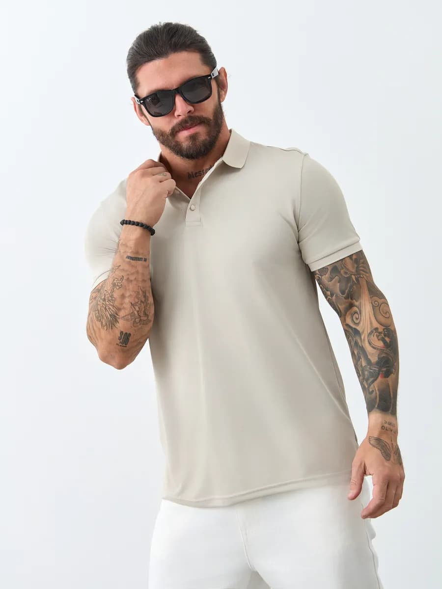 Футболка поло с коротким рукавом