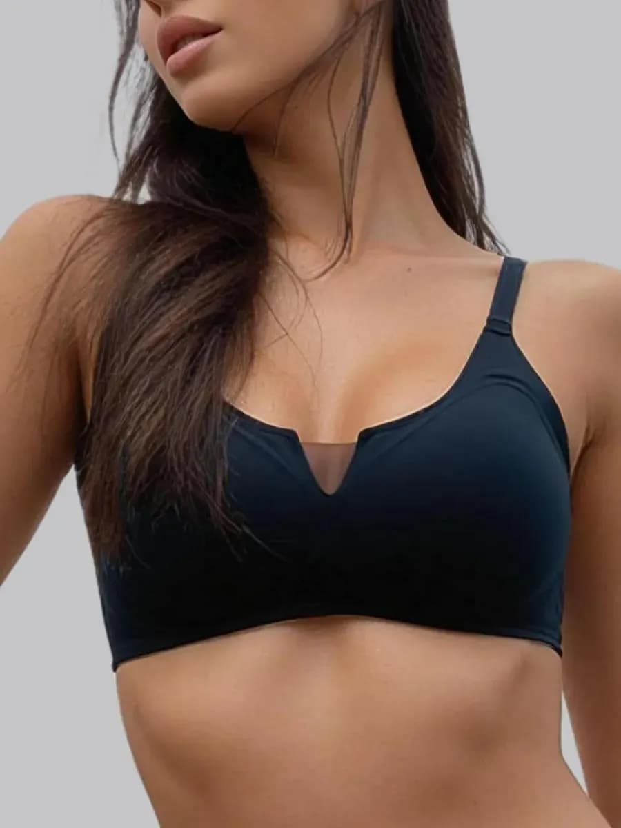 Бюстгальтер бесшовный без косточек топ спортивный