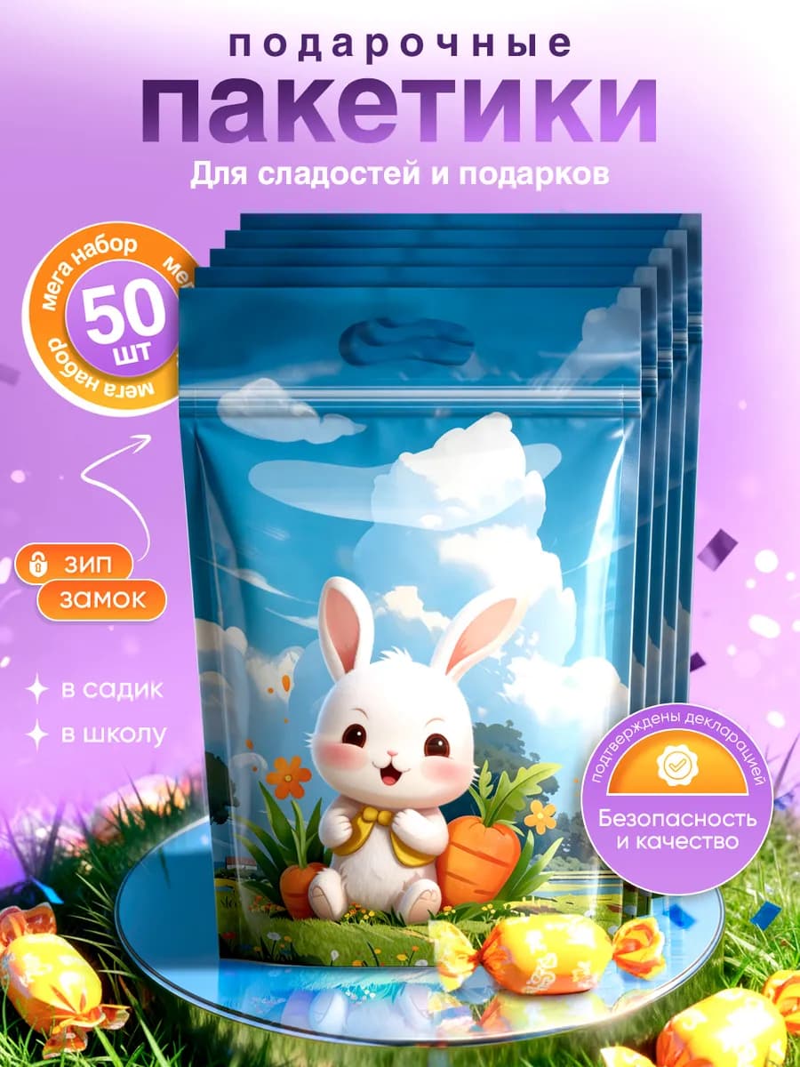 Маленькие пакетики для сладостей и подарков в детский сад