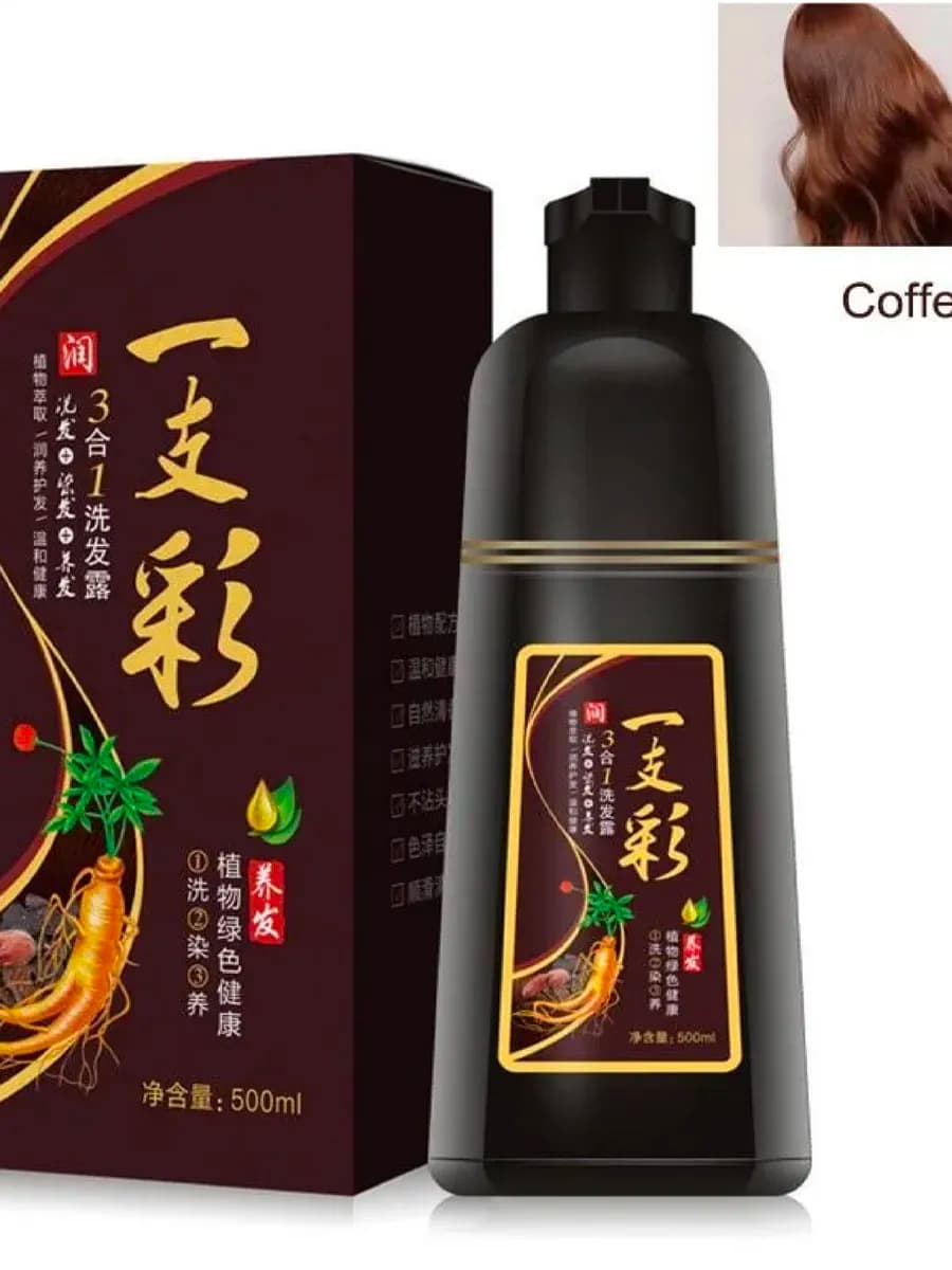 Средство для волос 500 мл, краска-шампунь