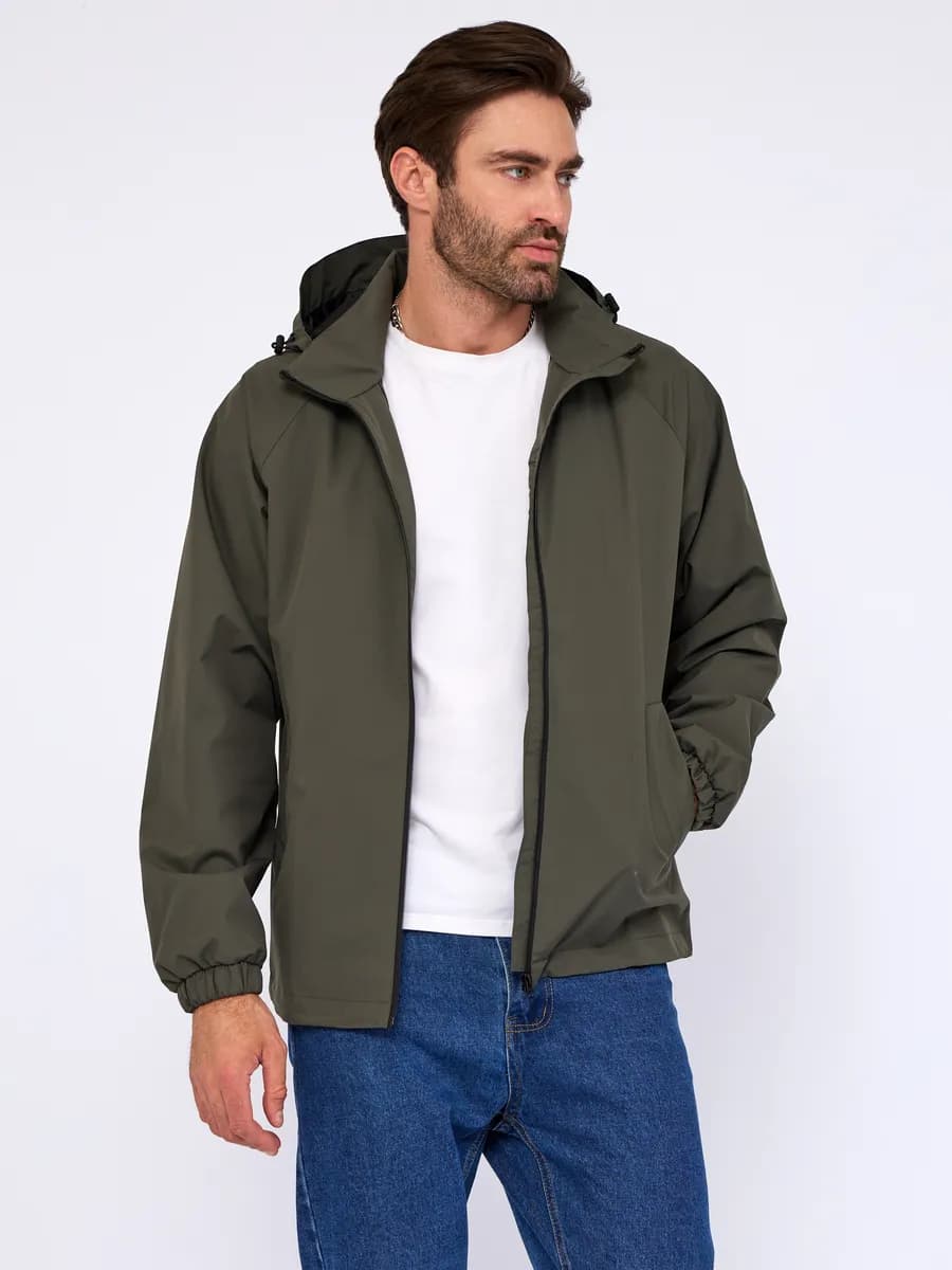 Куртка ветровка демисезонная с капюшоном