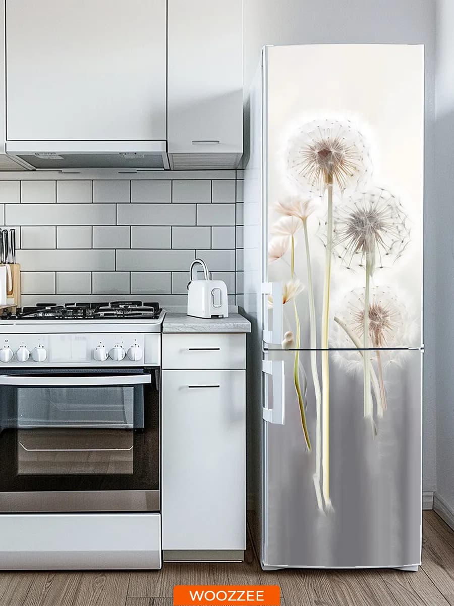 Интерьерная наклейка на холодильник декор для кухни