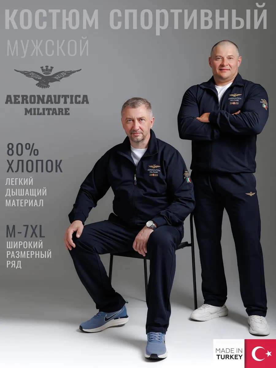 Спортивный костюм трикотажный на молнии