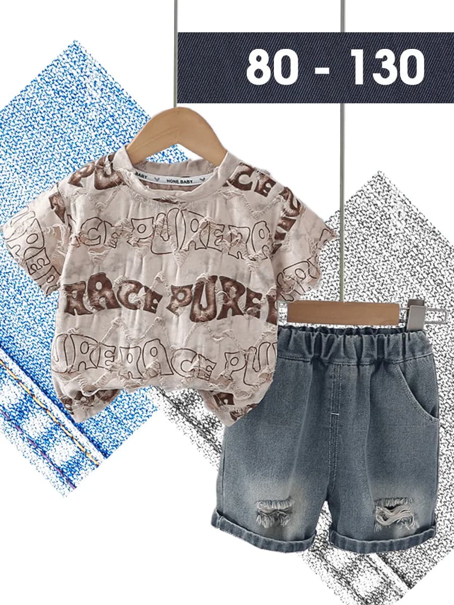 Летний костюм футболка с шортами