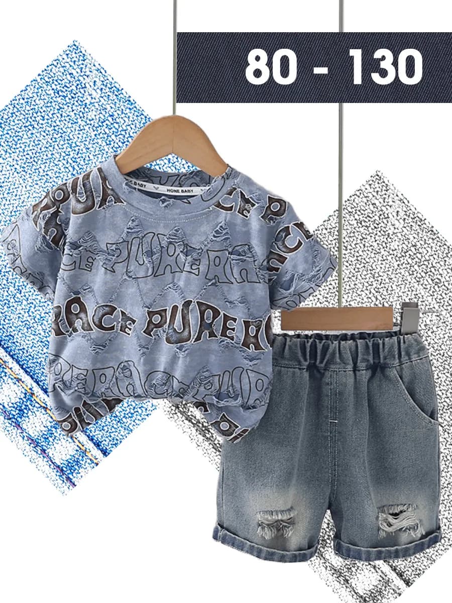 Летний костюм футболка с шортами