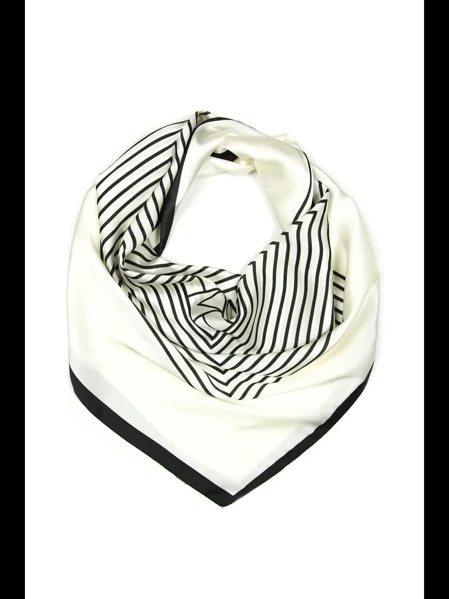 Платок на шею и голову шелковый 70*70