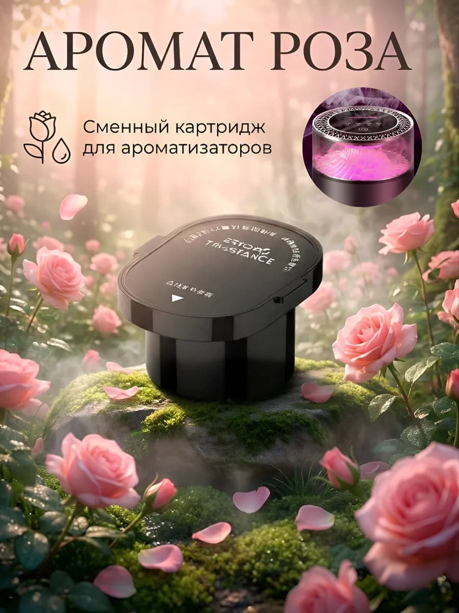Сменный Картридж для Ароматизатора в Машину Роза