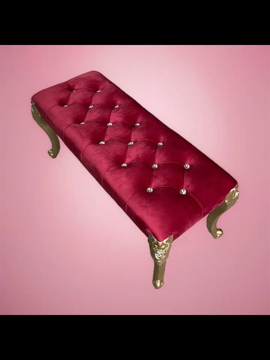 Банкетка в прихожую и спальню стразы