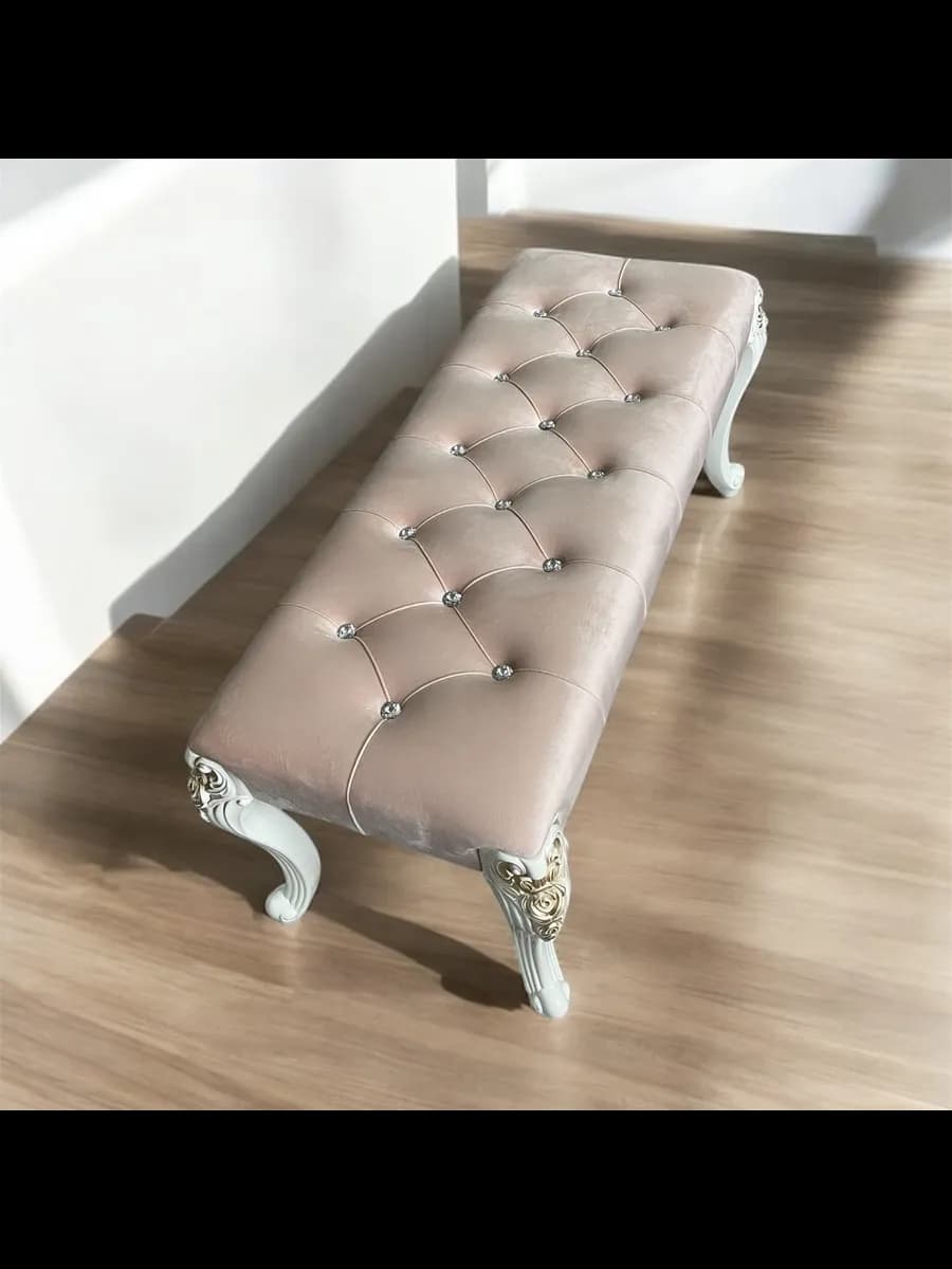 Банкетка в прихожую и спальню стразы