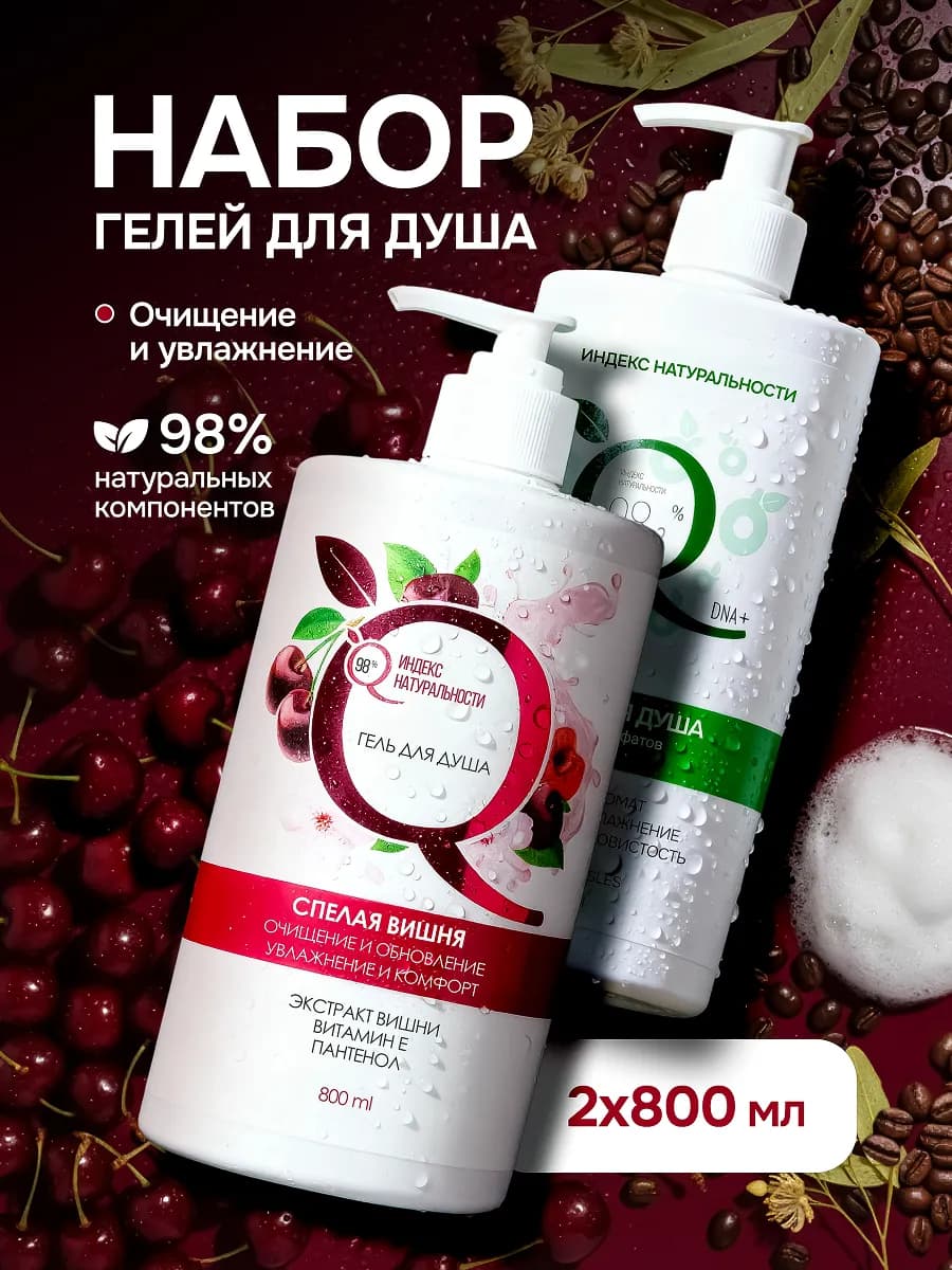 Гель для душа парфюмированный, набор 2 шт