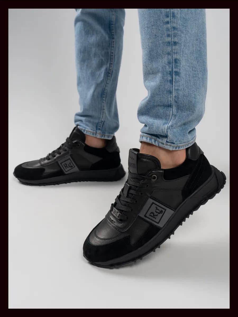 Кроссовки демисезонные из натуральной кожи