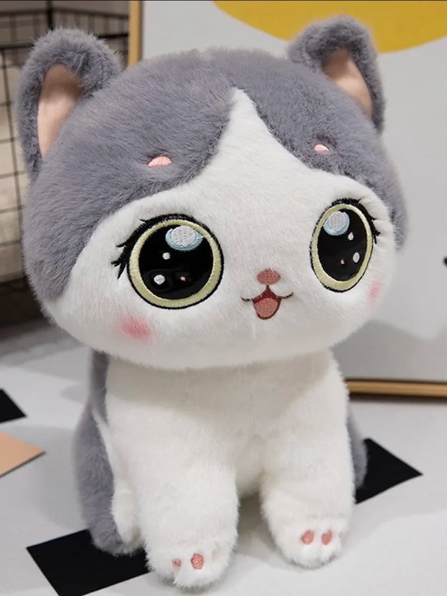 Мягкая игрушка котик Аниме