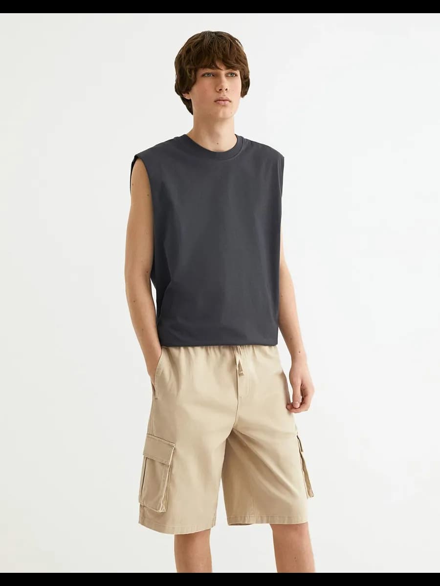 Бежевые шорты Cargo