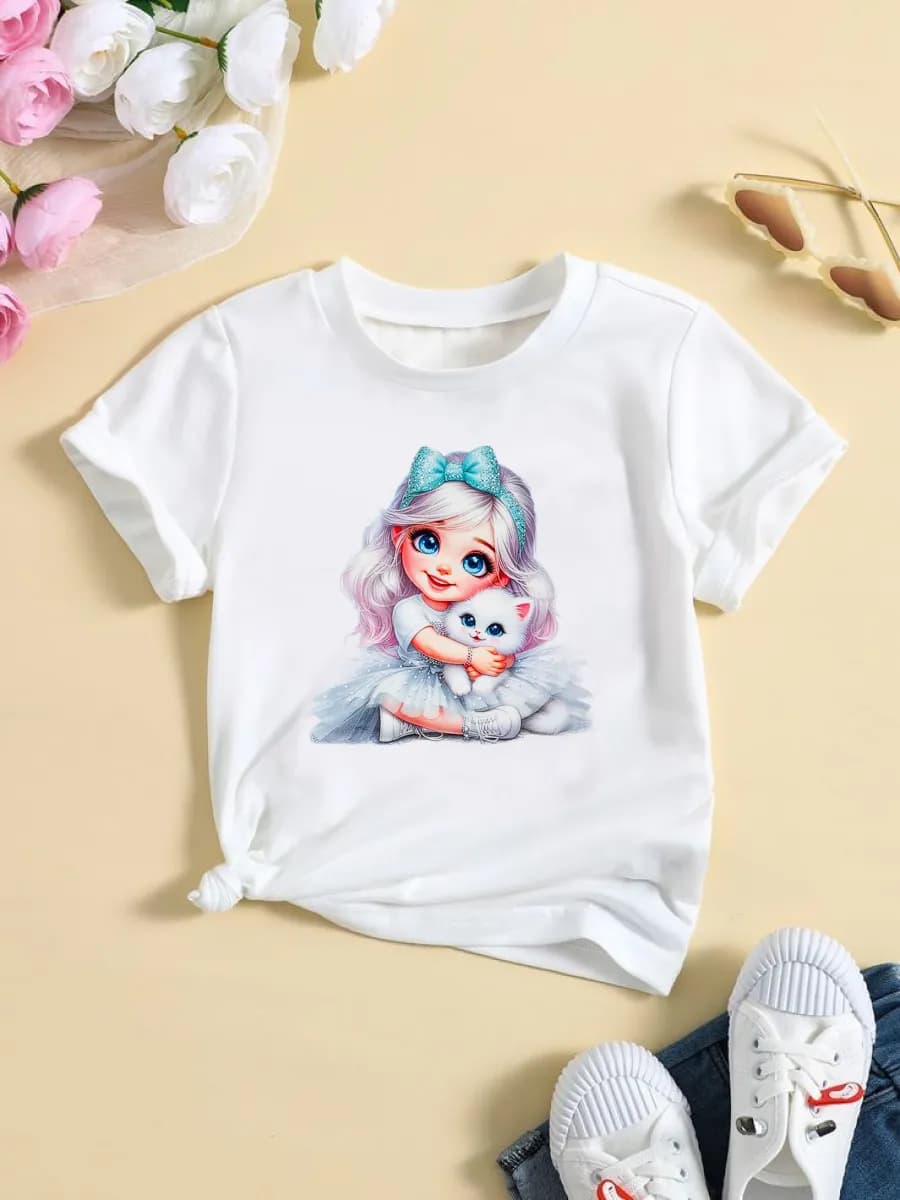 Футболка детская с принтом 100% хлопок