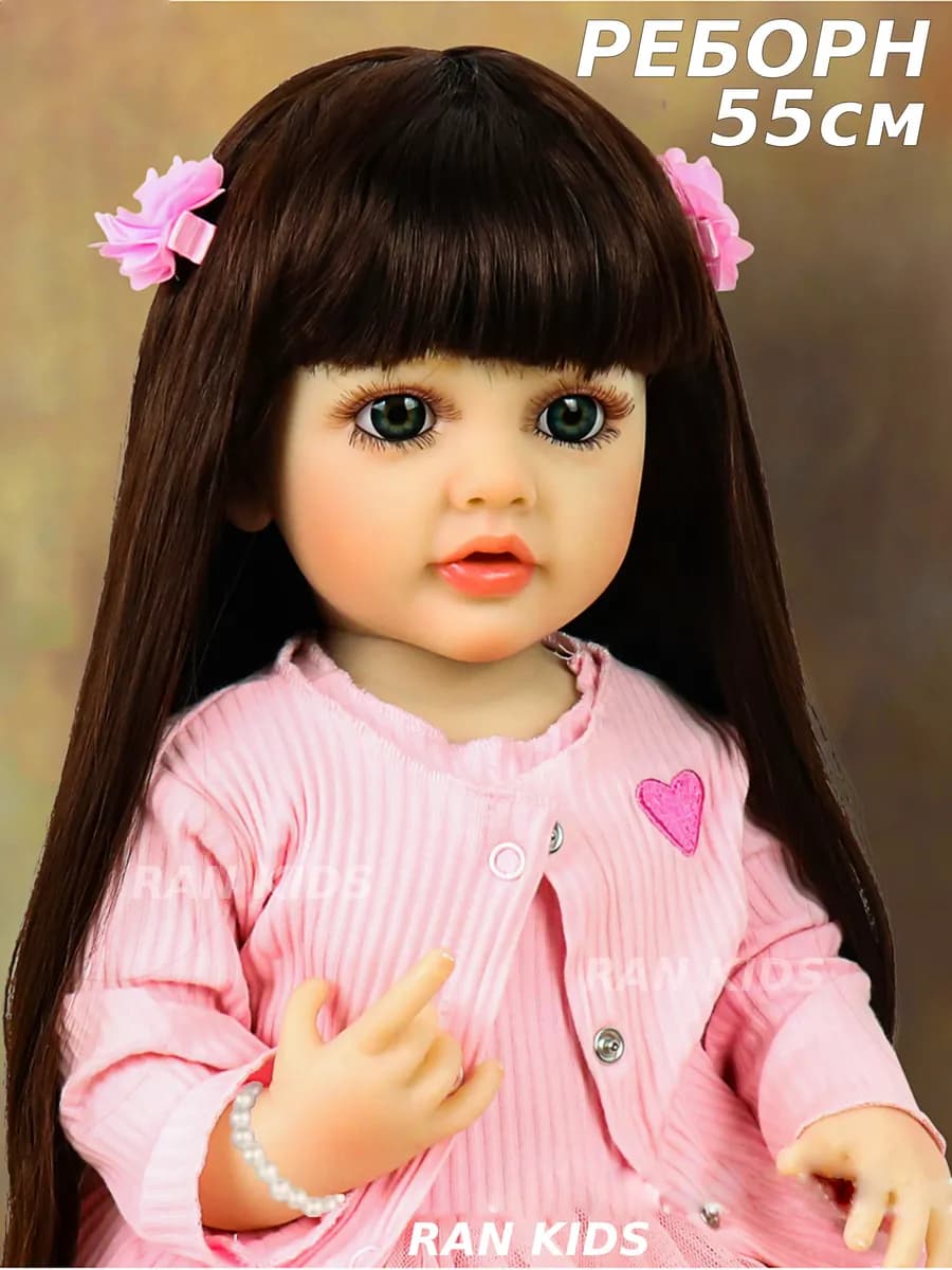 Кукла оригинал полностью из мягкого силикона