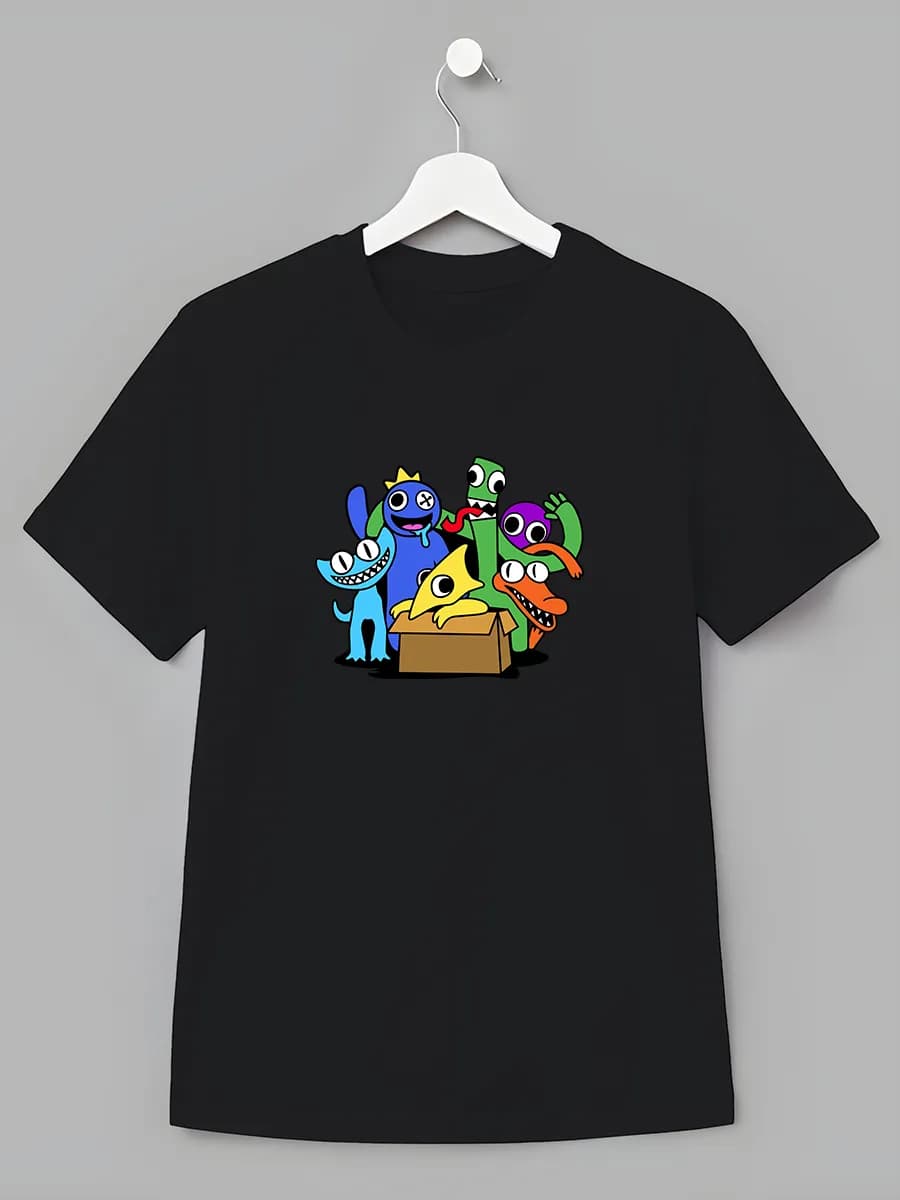 Детская Футболка Радужные Друзья Игра Персонажи Roblox