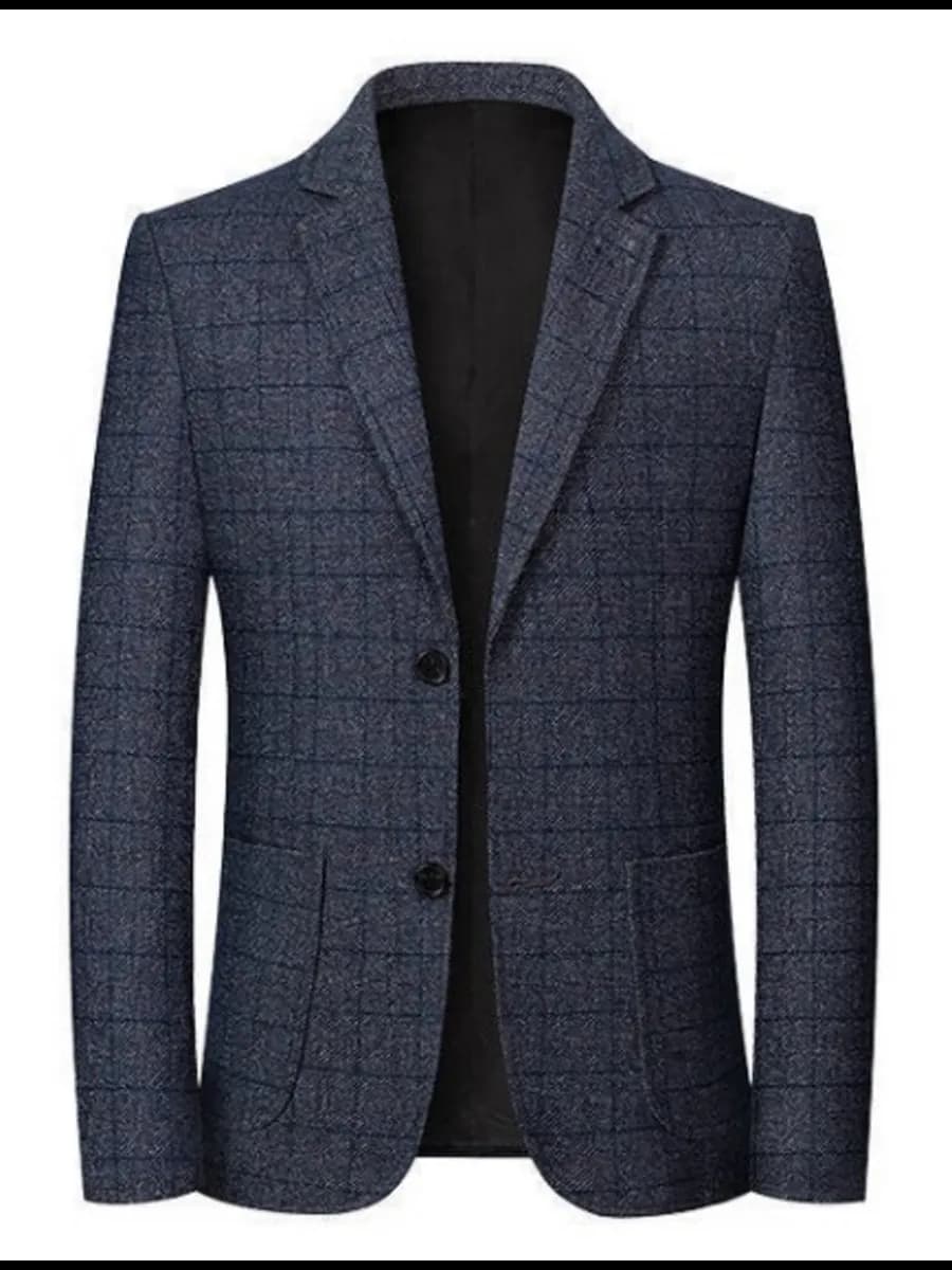 Пиджак классический шерстяной на пуговицах