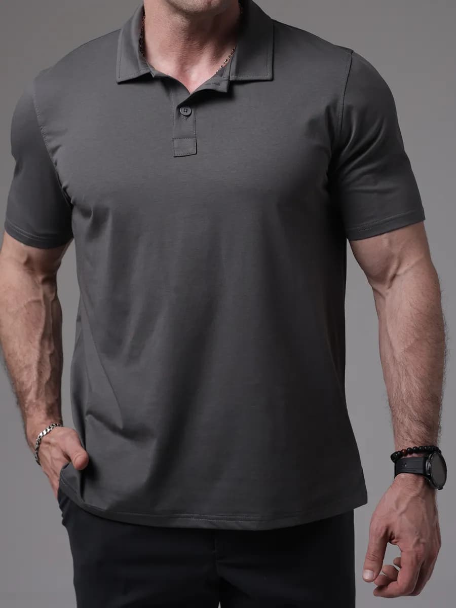 Футболка поло с коротким рукавом