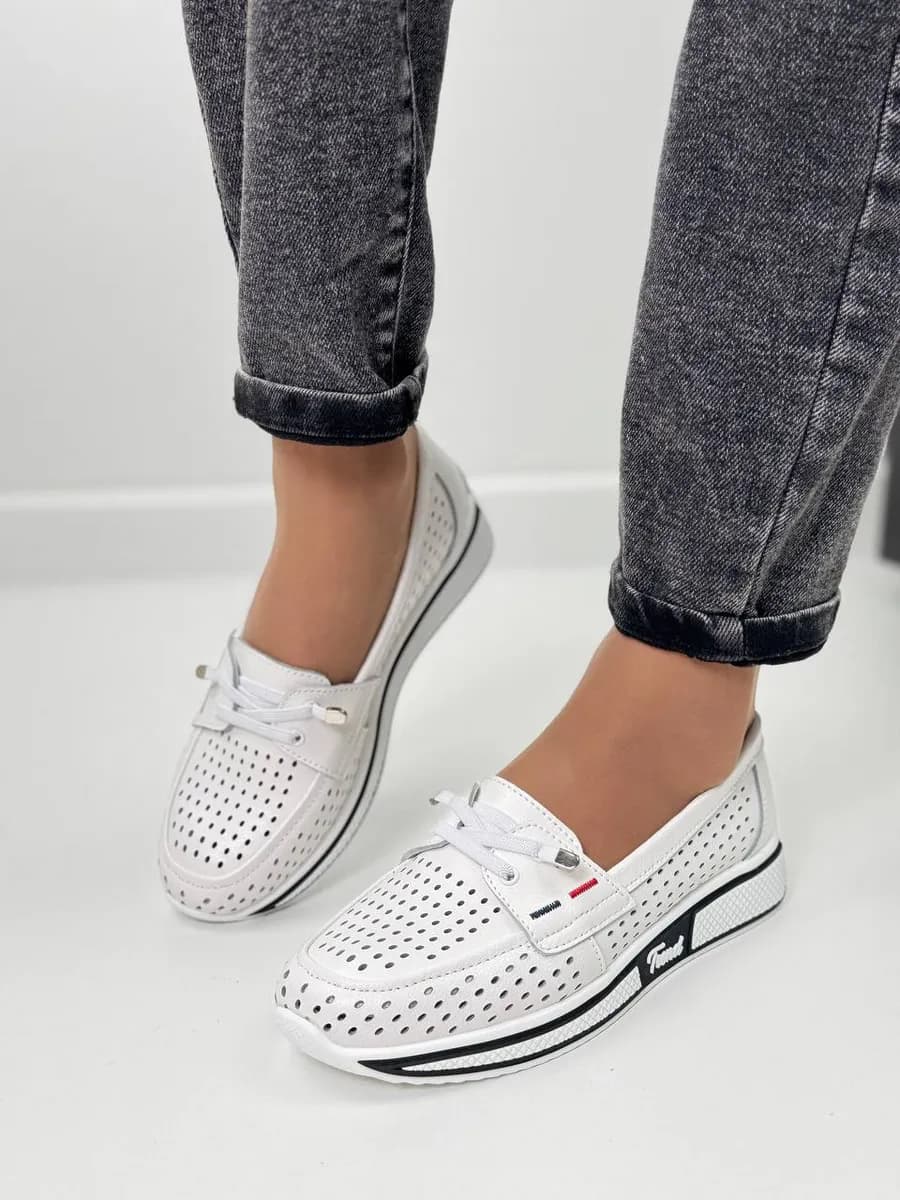 Мокасины женские в школу туфли на платформе демисезонные