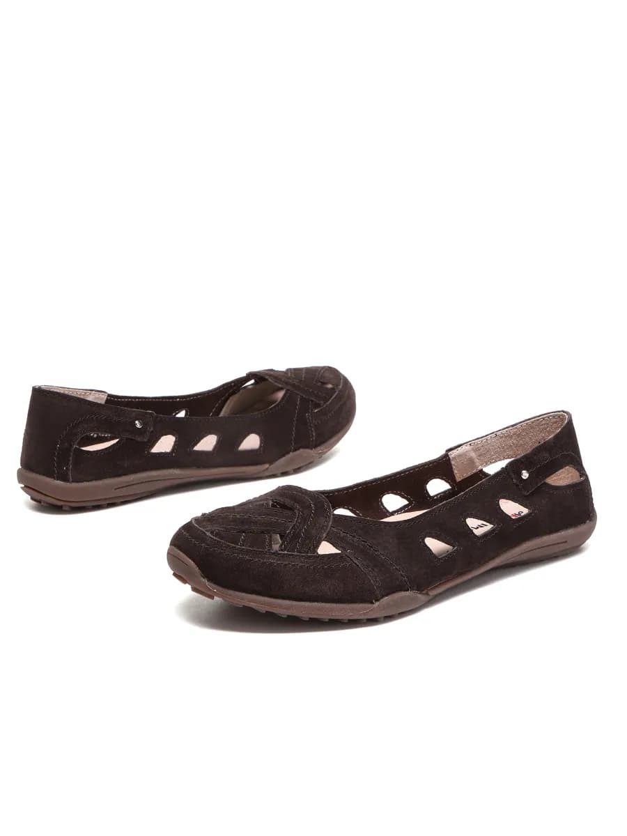 Балетки натуральная кожа летние