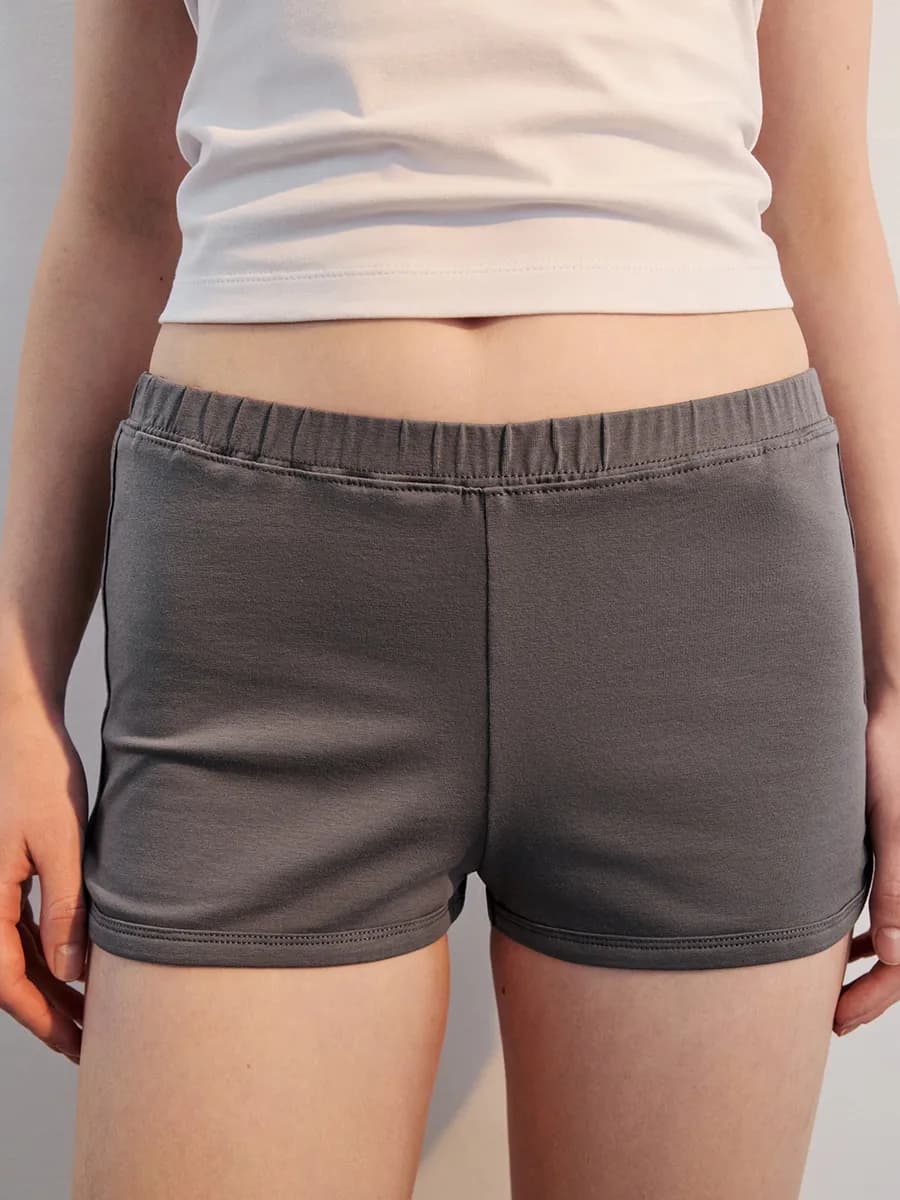 Шорты домашние из хлопкового трикотажа