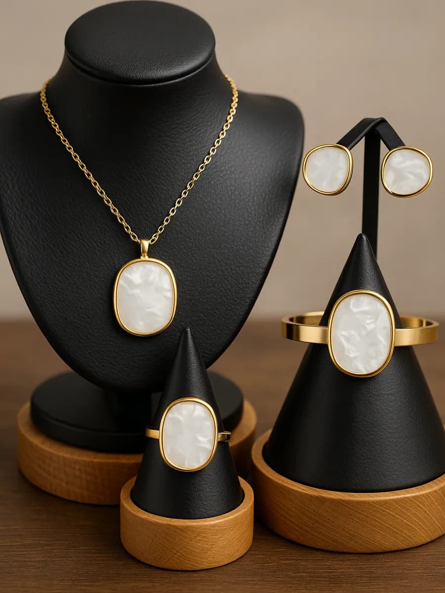 Комплект бижутерии украшения крупные вечерние