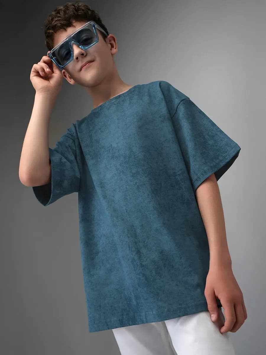 Футболка оверсайз с принтом подростковая