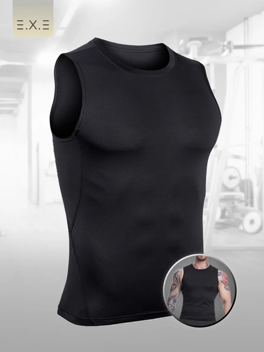 Спортивная футболка без рукавов майка для фитнеса