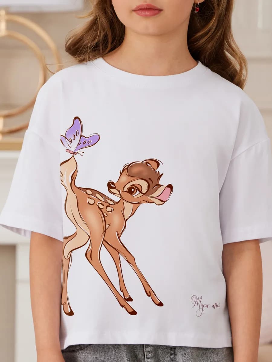 Футболка для девочки с принтом