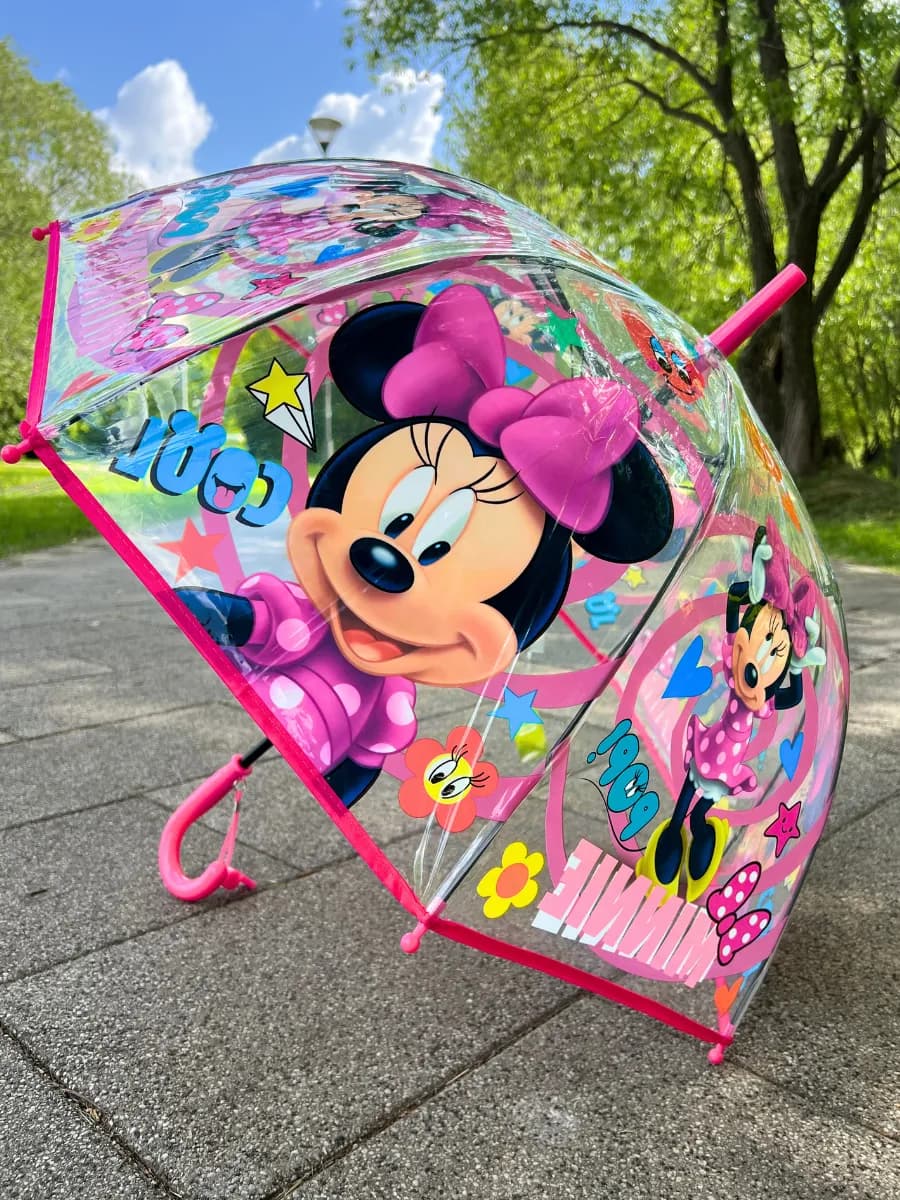 Зонт детский прозрачный Микки Мини Маус