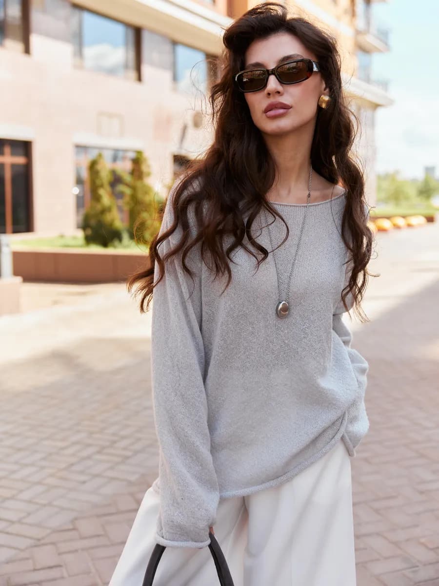 Джемпер вязаный