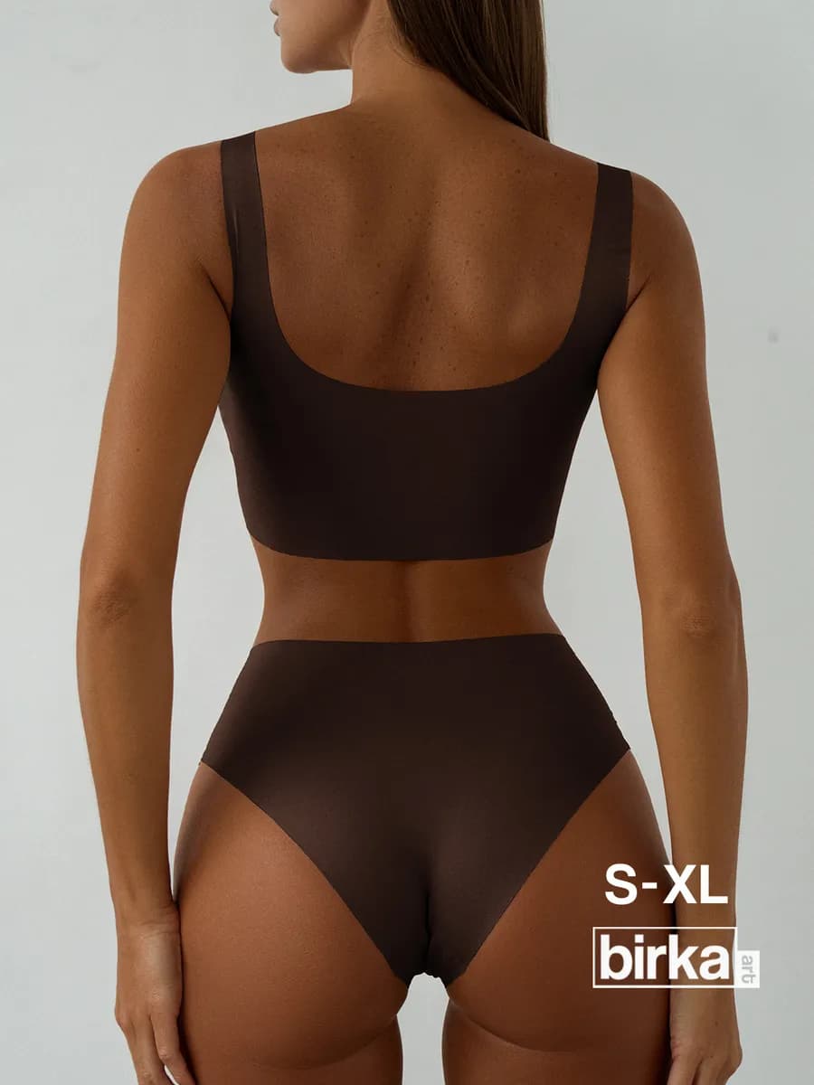 Нижнее белье комплект бесшовный с чашками