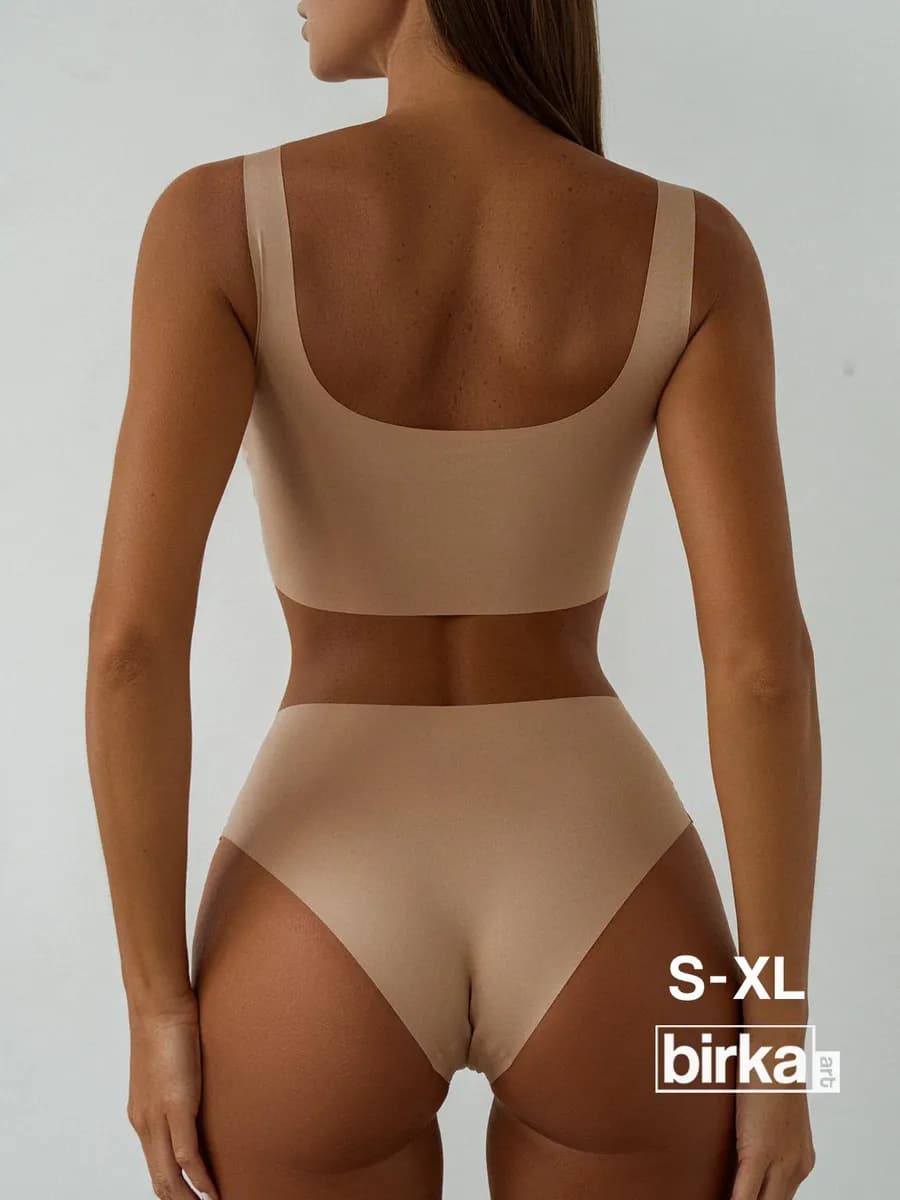 Нижнее белье комплект бесшовный с чашками