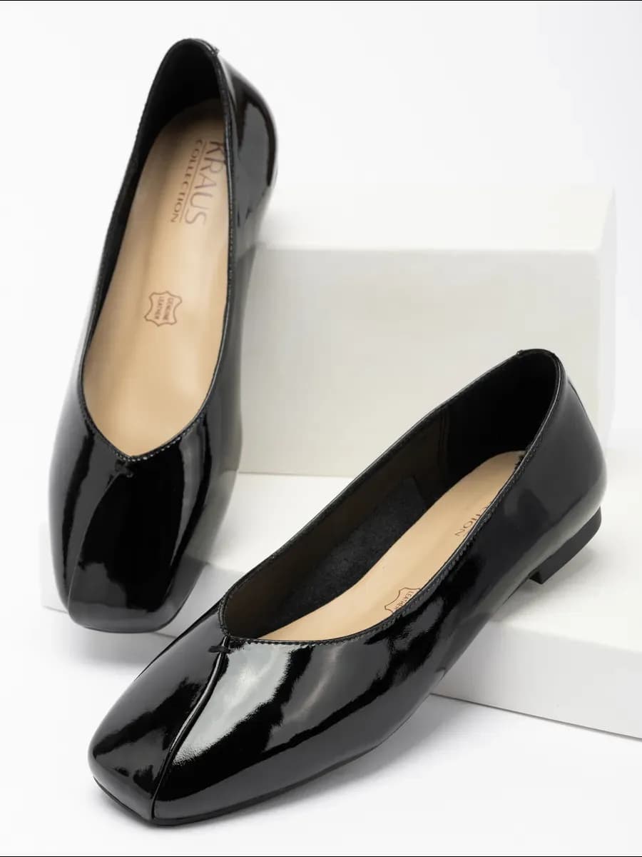 Балетки женские черные