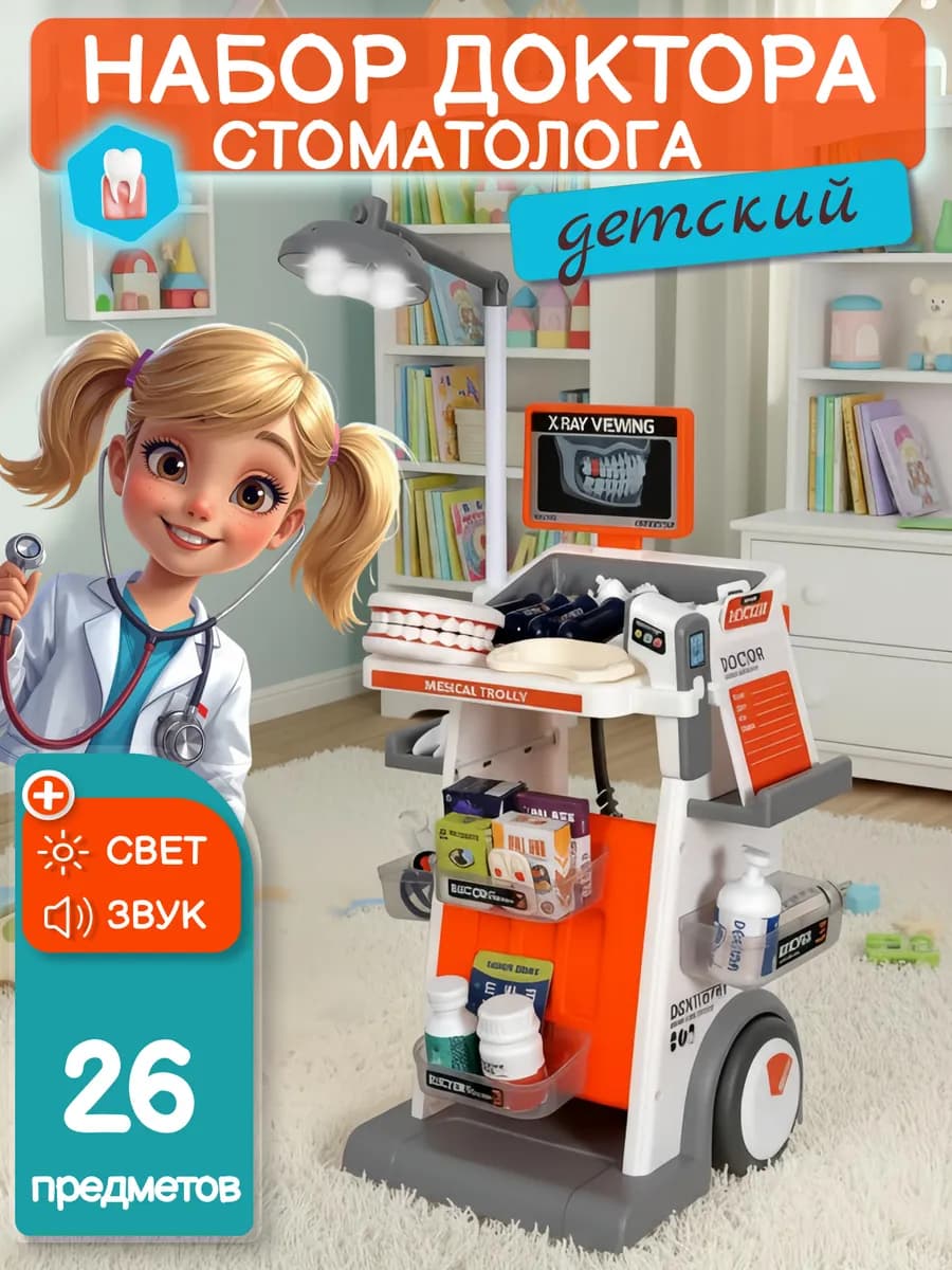 Игровой набор доктора, стоматолога