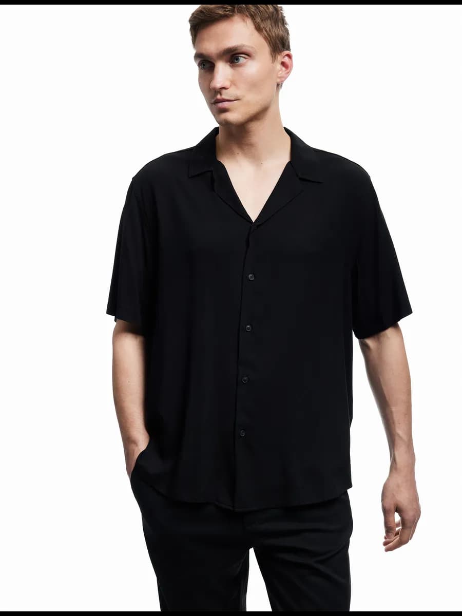 Рубашка visvis отложным воротником