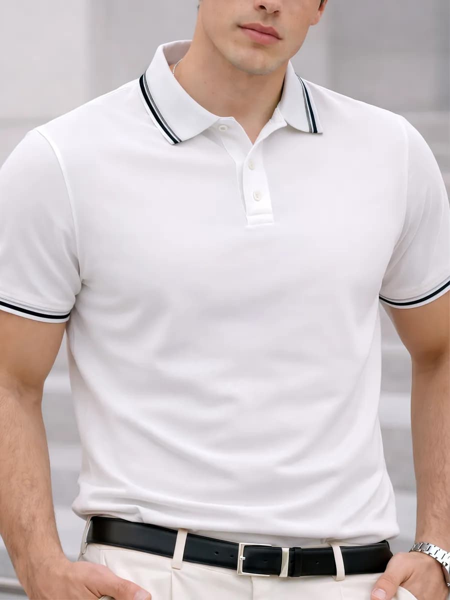 Футболка поло с коротким рукавом